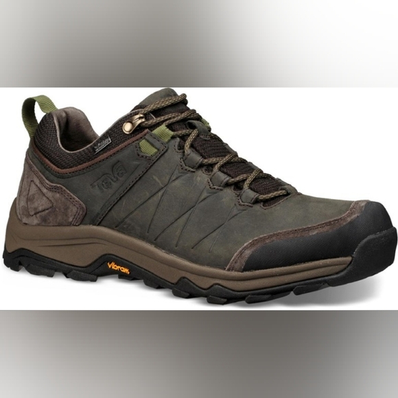 Teva Arrowood Riva Waterproof Hiking Shoes Men's 13 Olive Green Leather GUC - Picture 9 of 9
